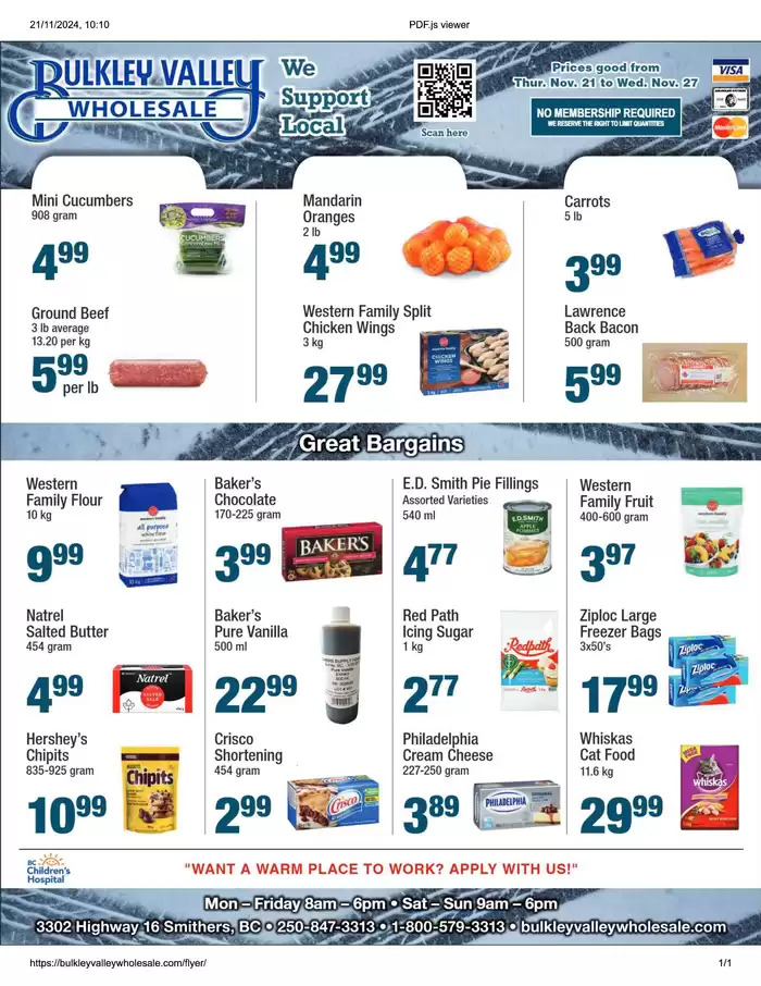 Bulkley Valley Wholesale catalogue | Great Bargains | 2024-11-21 - 2024-11-27