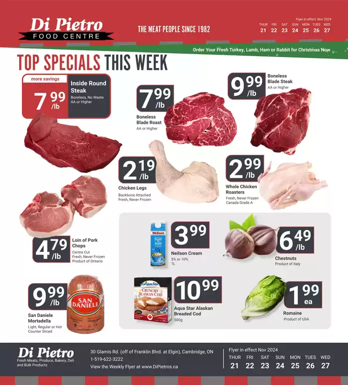 Di Pietro catalogue in Kitchener | Top Specials This Week | 2024-11-21 - 2024-11-27