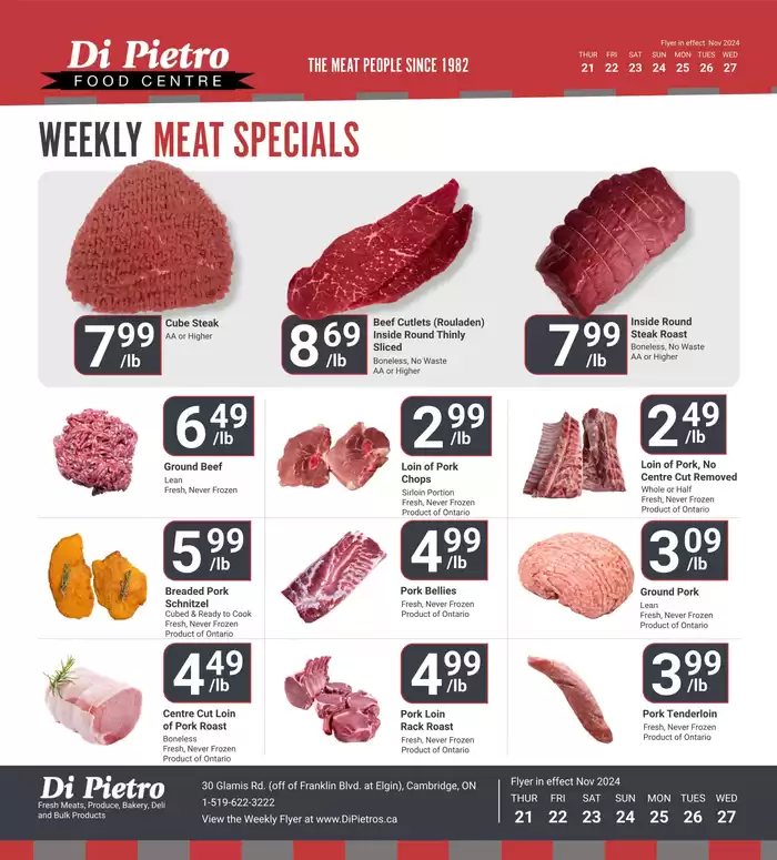 Di Pietro catalogue in Kitchener | Top Specials This Week | 2024-11-21 - 2024-11-27