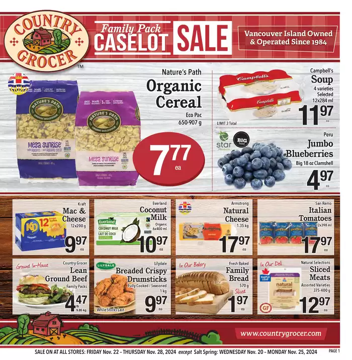 Country Grocer catalogue in Nanaimo | Exclusive deals for our customers | 2024-11-21 - 2024-12-05