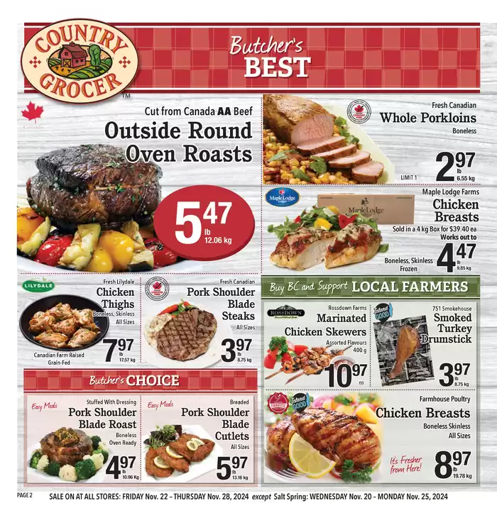 Country Grocer catalogue in Nanaimo | Exclusive deals for our customers | 2024-11-21 - 2024-12-05