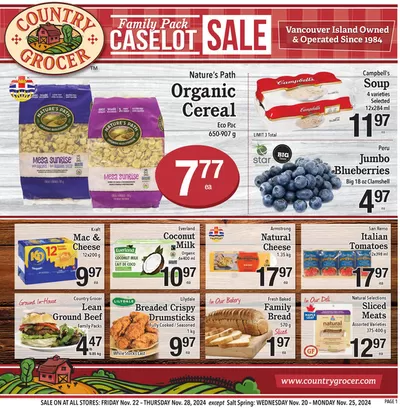 Grocery offers in Nanaimo | Exclusive deals for our customers in Country Grocer | 2024-11-21 - 2024-12-05