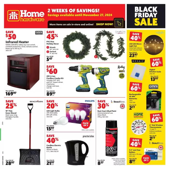 Home Hardware catalogue in Magnetawan ON | Exclusive deals for our customers | 2024-11-21 - 2024-11-27