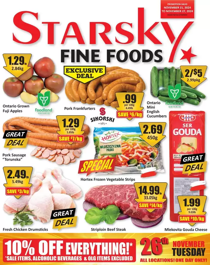 Starsky catalogue in Mississauga | Weekly flyer Starsky | 2024-11-21 - 2024-12-05