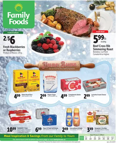 Family Foods catalogue in Edmonton | Family Foods weekly flyer | 2024-11-21 - 2024-12-05