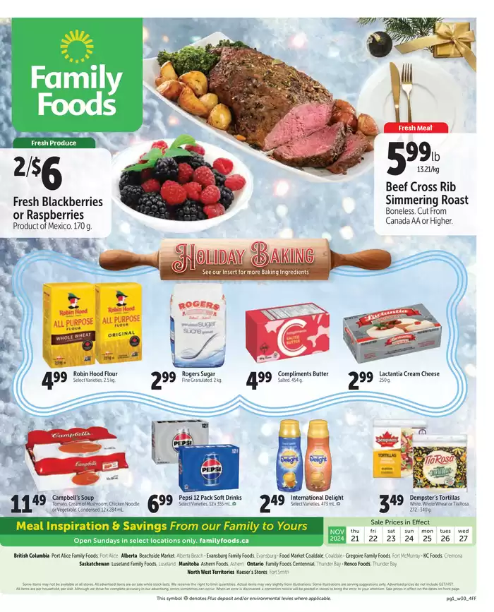 Family Foods catalogue in Edmonton | Our best deals for you | 2024-11-21 - 2024-12-05