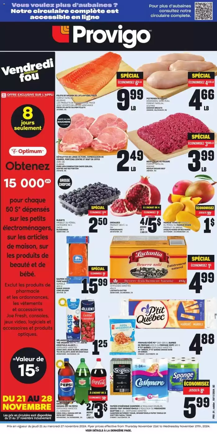 Provigo catalogue in Montreal | Provigo weekly flyer | 2024-11-21 - 2024-11-27