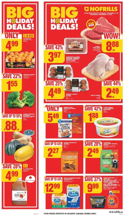 Grocery offers in Dartmouth | No Frills Weekly ad in No Frills | 2024-11-21 - 2024-11-27