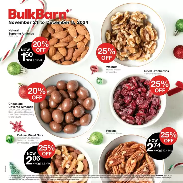 Bulk Barn catalogue in Hamilton | Bulk Barn Weekly ad | 2024-11-21 - 2024-12-08