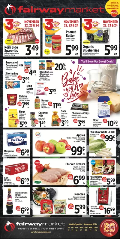 Grocery offers in View Royal | Fairway Market Weekly Flyer in Fairway Market | 2024-11-21 - 2024-12-05