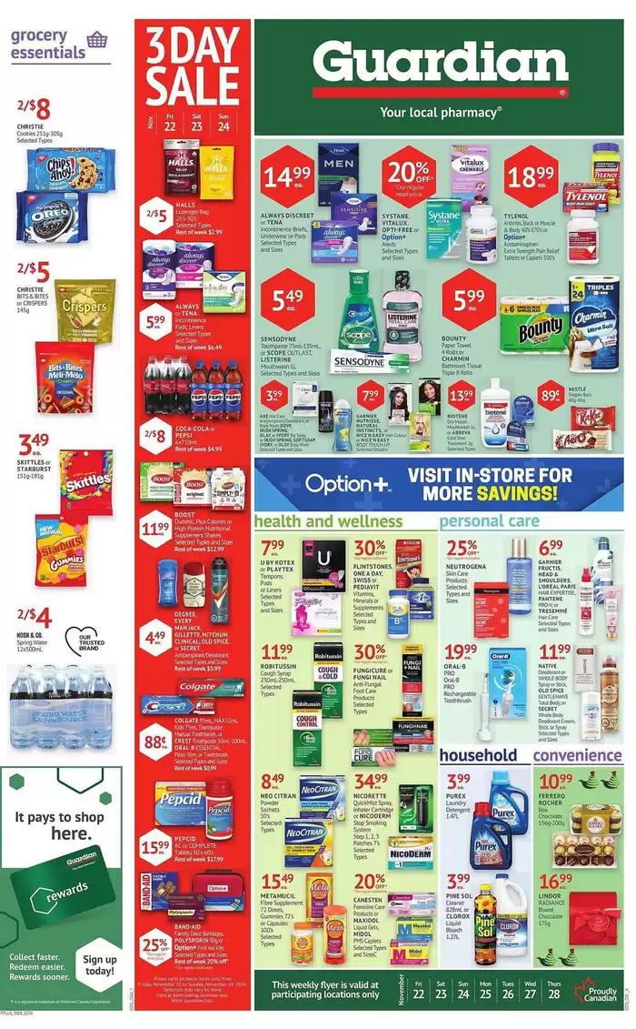 Guardian Pharmacy catalogue in Kitchener | Guardian Pharmacy weekly flyer | 2024-11-20 - 2024-11-26