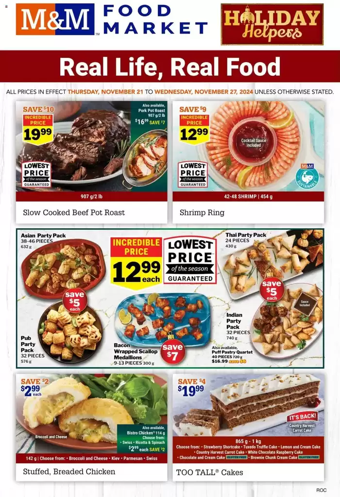 M&M Meat Shops catalogue in Montreal | M&M Meat Shops weekly flyer | 2024-11-21 - 2024-11-27