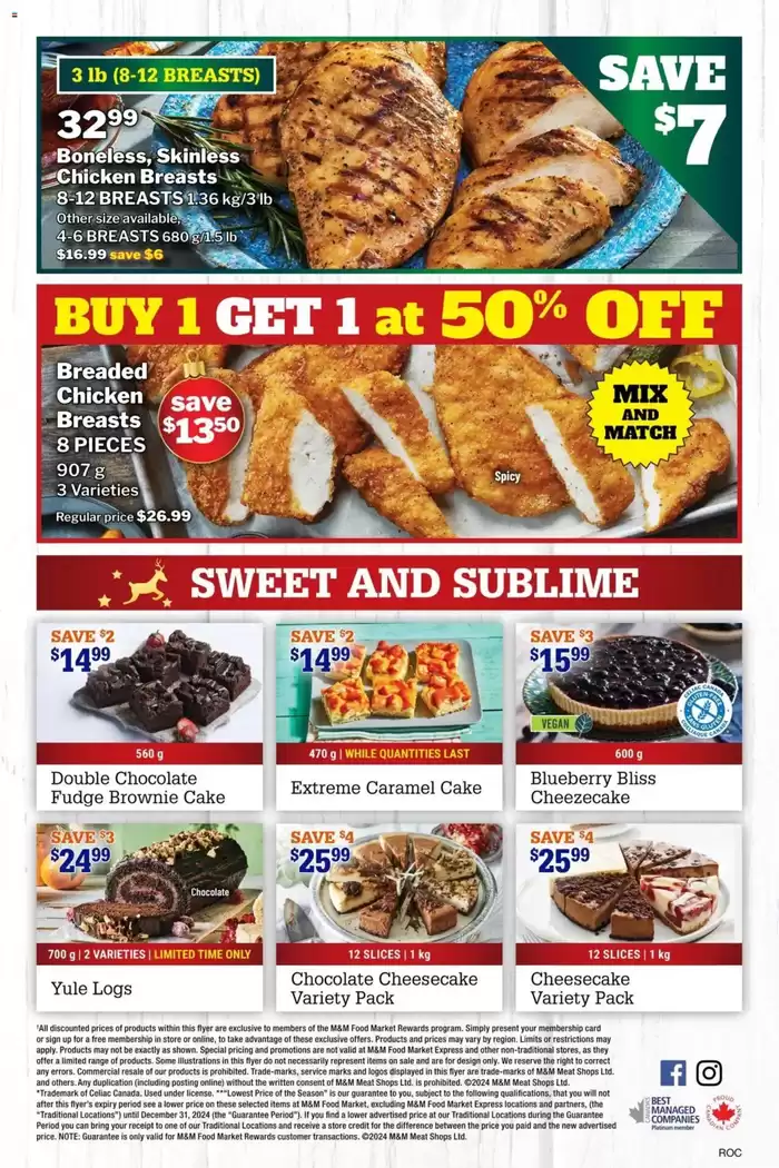 M&M Meat Shops catalogue in Montreal | M&M Meat Shops weekly flyer | 2024-11-21 - 2024-11-27