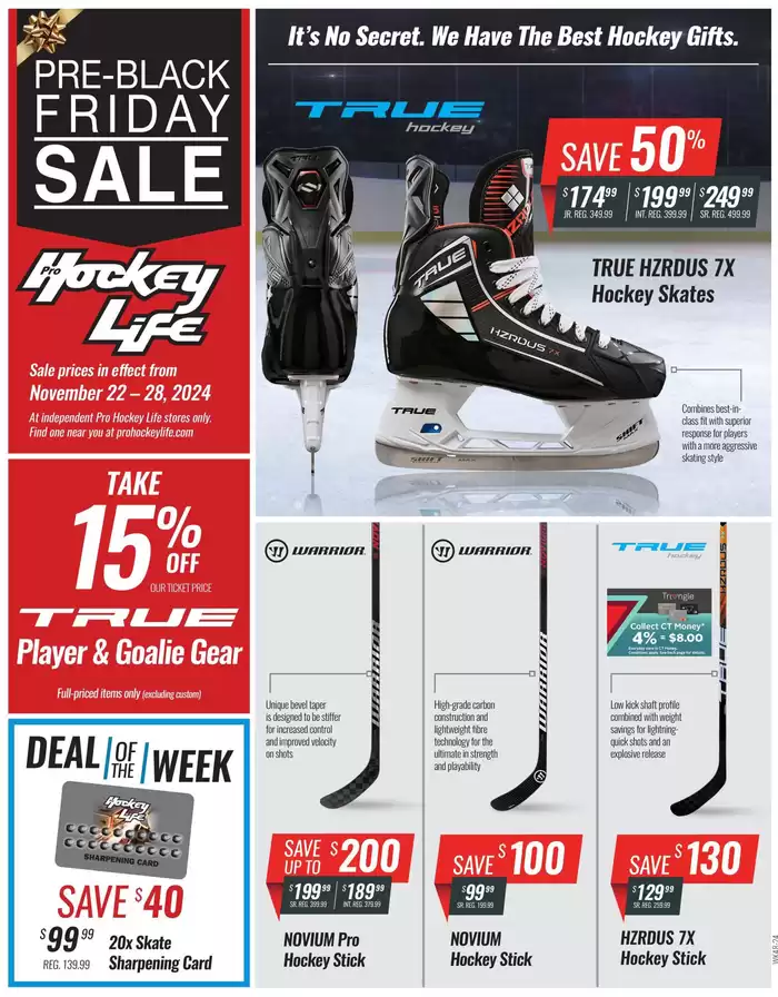 Pro Hockey Life catalogue in Windsor (Ontario) | Pre Black Friday Sale | 2024-11-22 - 2024-11-28