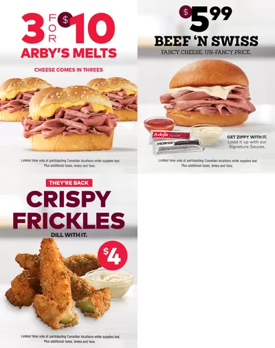 Restaurants offers in Lunenburg | Current deals and offers in Arbys | 2024-11-22 - 2024-12-06