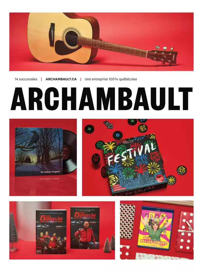 Archambault catalogue in Saguenay | CONSULTEZ NOTRE CATALOGUE DE NOËL | 2024-11-22 - 2024-12-24