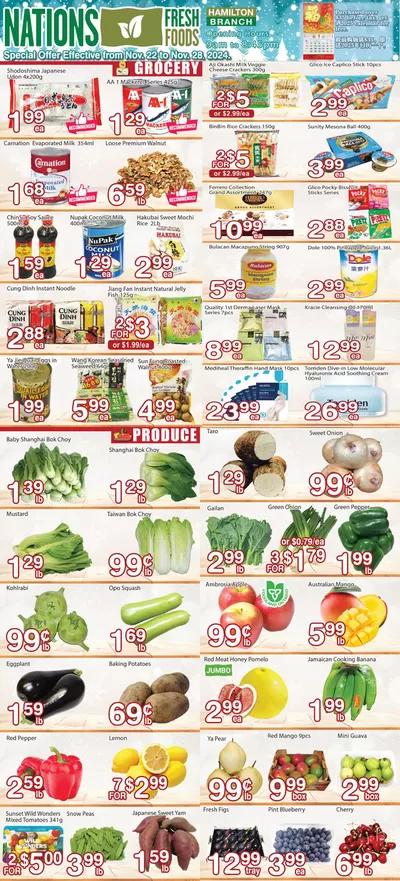 Nations Fresh Foods catalogue in Hamilton | Weekly special Nations Fresh Foods | 2024-11-22 - 2024-12-06