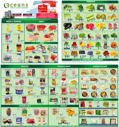 Oceans Fresh Food Market catalogue in Toronto | Weekly special Oceans Fresh Food Market | 2024-11-22 - 2024-12-06