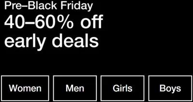 Clothing, Shoes & Accessories offers in Mount Royal | Black Friday Deals in Gap | 2024-11-22 - 2024-11-29