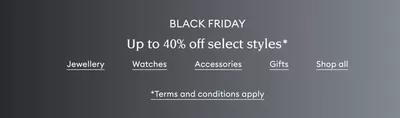 Luxury Brands offers in Prince George | Black Friday Up To 40% Off in Swarovski | 2024-11-22 - 2024-11-29