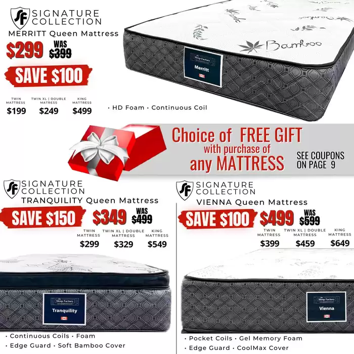 The Sleep Factory catalogue in Charlottetown (Prince Edward Island) | Black Friday Sale | 2024-11-22 - 2024-12-23