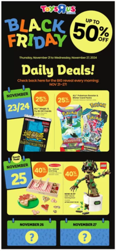 Kids, Toys & Babies offers in Halifax | Flyer in Toys R us | 2024-11-21 - 2024-11-27