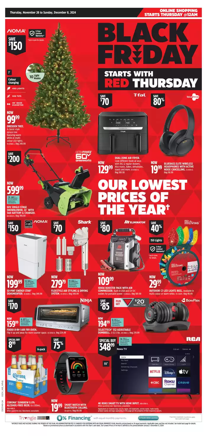 Canadian Tire catalogue in Lucknow ON | Canadian Tire weekly flyer | 2024-11-28 - 2024-12-08