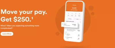 Banks offers in Toronto | Move your pay Get $250 in Tangerine Bank | 2024-11-25 - 2024-12-09