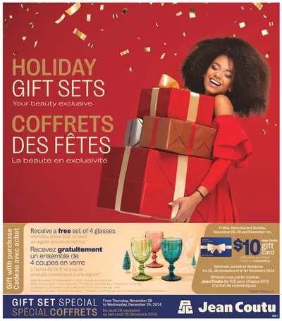 Pharmacy & Beauty offers in CAP-AUX-MEULES | Top deals and discounts in Jean Coutu | 2024-11-28 - 2024-12-25