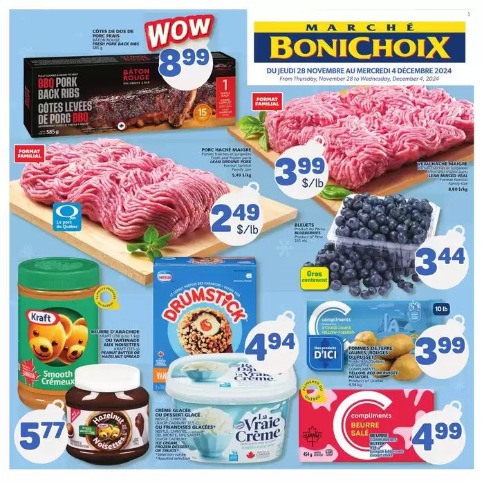 Marché Bonichoix catalogue in Palmarolle QC | Exclusive deals and bargains | 2024-11-28 - 2024-12-04