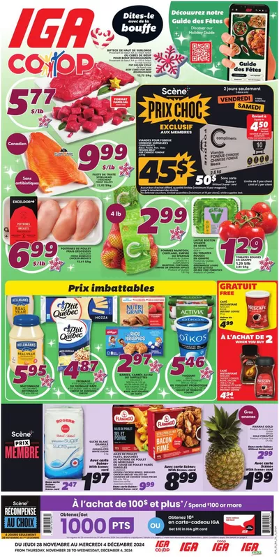 Grocery offers in Richmond QC | Our best bargains in IGA | 2024-11-28 - 2024-12-04