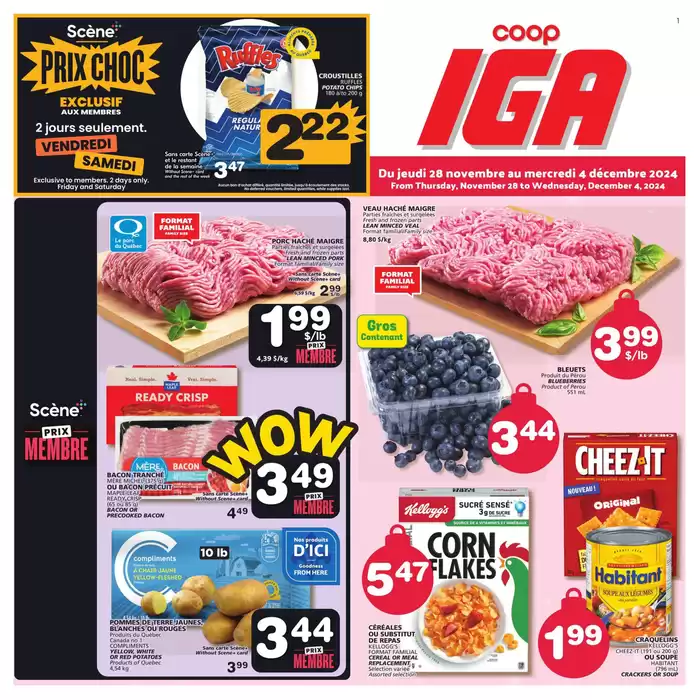 IGA catalogue in Chibougamau | Special offers for you | 2024-11-28 - 2024-12-04