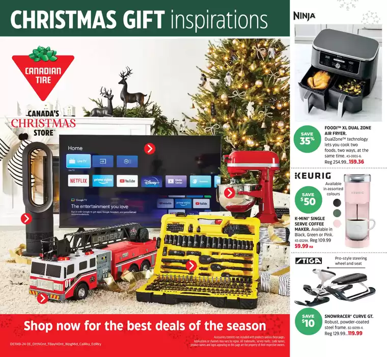 Canadian Tire catalogue in High Level | Great discounts on selected products | 2024-11-28 - 2024-12-22