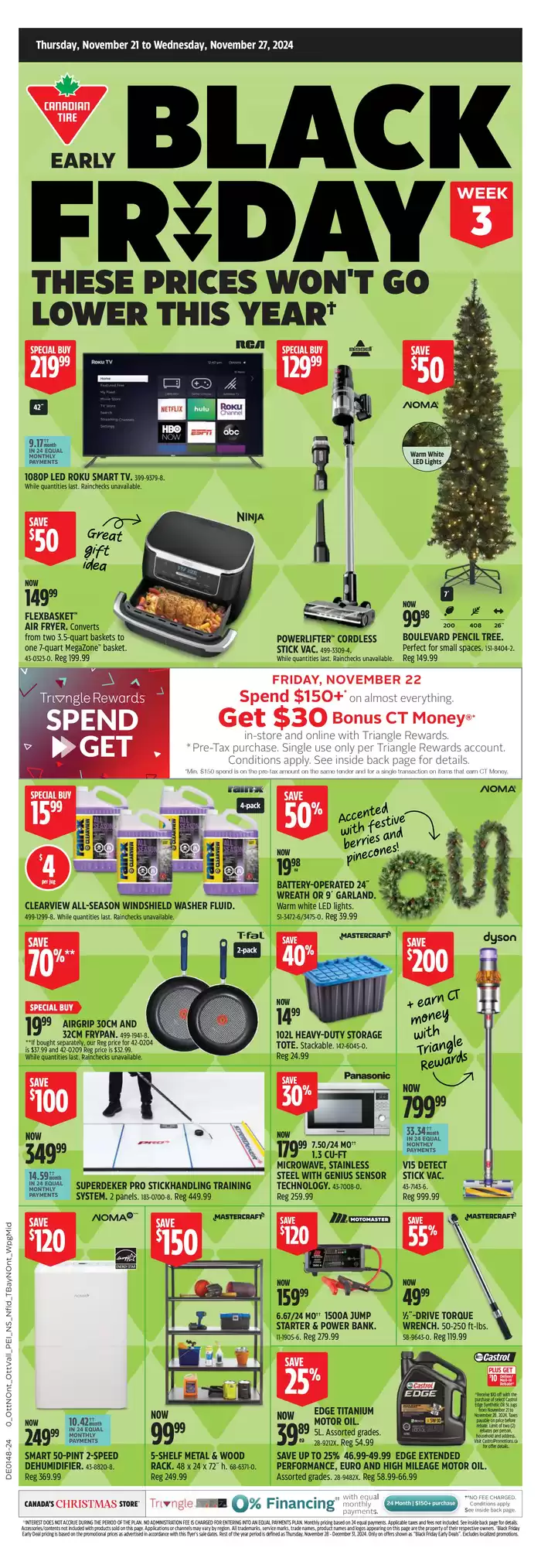 Canadian Tire catalogue in Flin Flon MB | Current bargains and offers | 2024-11-21 - 2024-11-27