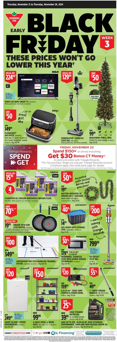 Canadian Tire catalogue in Riviere-Verte | Our best bargains | 2024-11-21 - 2024-11-28