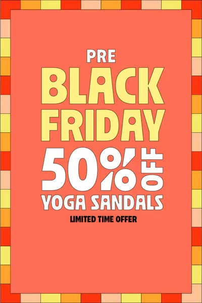 Clothing, Shoes & Accessories offers in Terrace | Black Friday 50% off  in Sanuk | 2024-11-26 - 2024-11-29