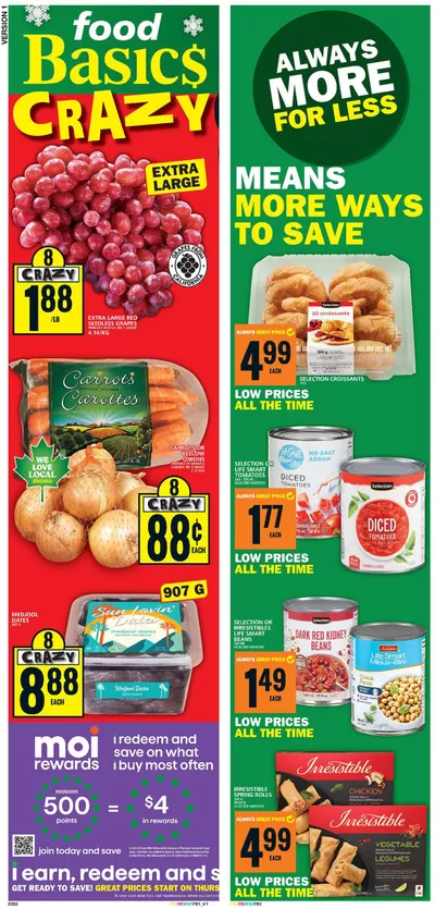 Food Basics catalogue in Markham | Great discounts on selected products | 2024-11-28 - 2024-12-04