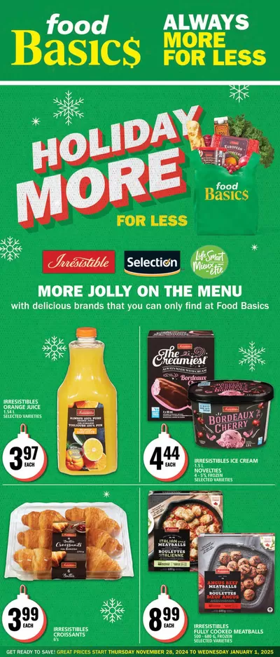 Food Basics catalogue in Markham | Great offer for bargain hunters | 2024-11-28 - 2024-12-04