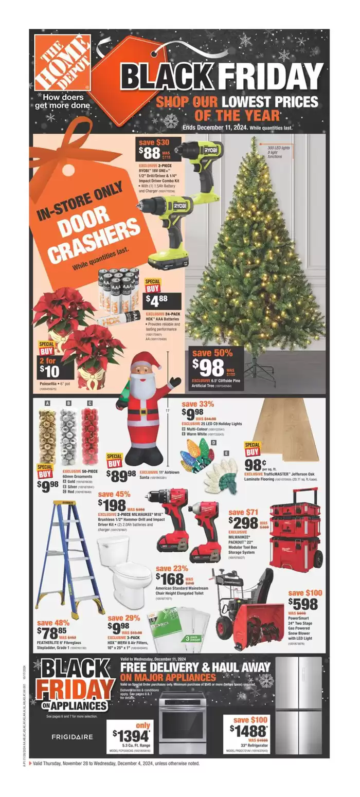 Home Depot catalogue in Vaughan | Weekly Flyer | 2024-11-28 - 2024-12-12