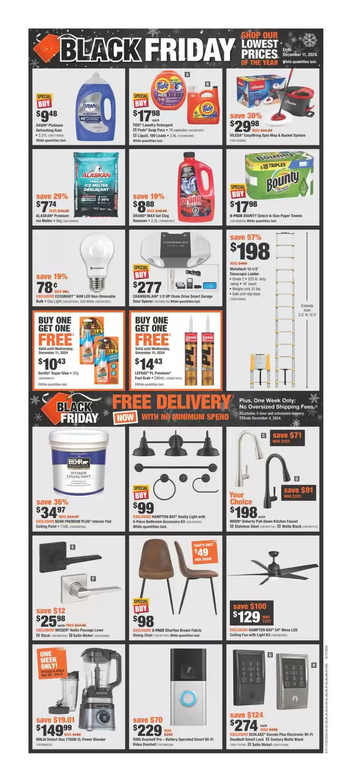 Home Depot catalogue in Vaughan | Weekly Flyer | 2024-11-28 - 2024-12-12