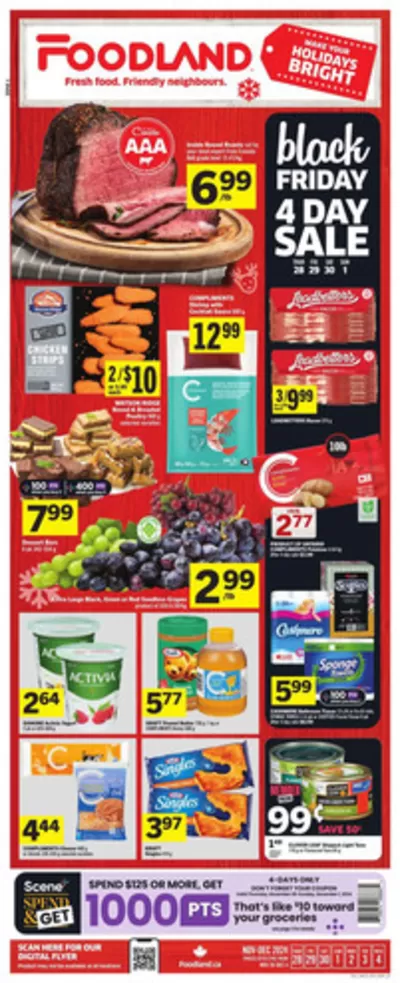 Foodland catalogue in London | Weekly Flyer | 2024-11-28 - 2024-12-04