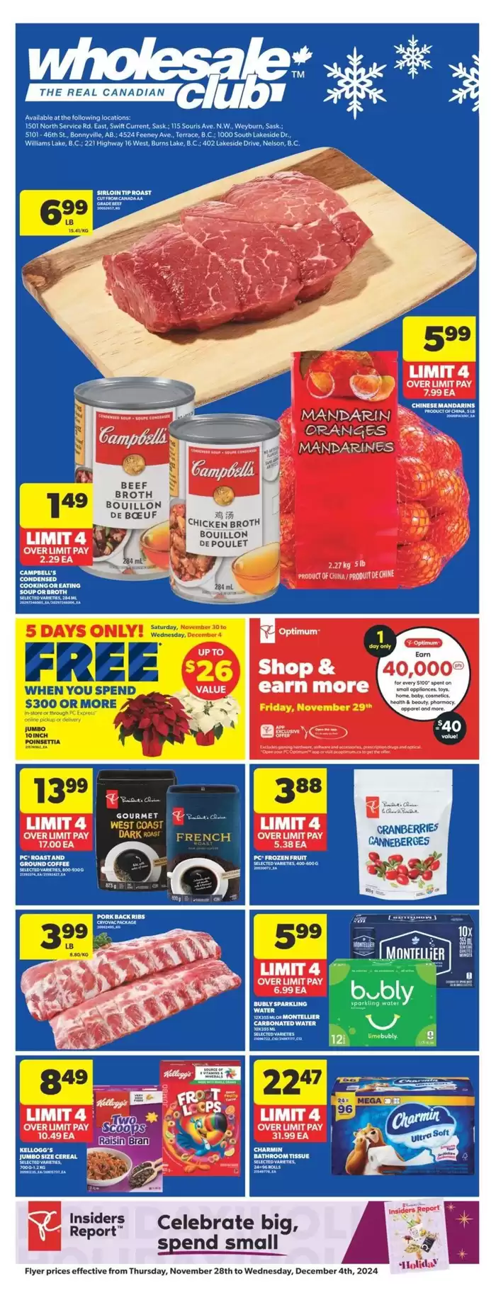 Wholesale Club catalogue in Hamilton | Wholesale Club Weekly ad | 2024-11-28 - 2024-12-04