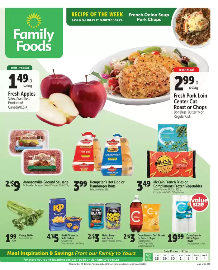 Family Foods catalogue in The Pas | Top deals and discounts | 2024-11-28 - 2024-12-12