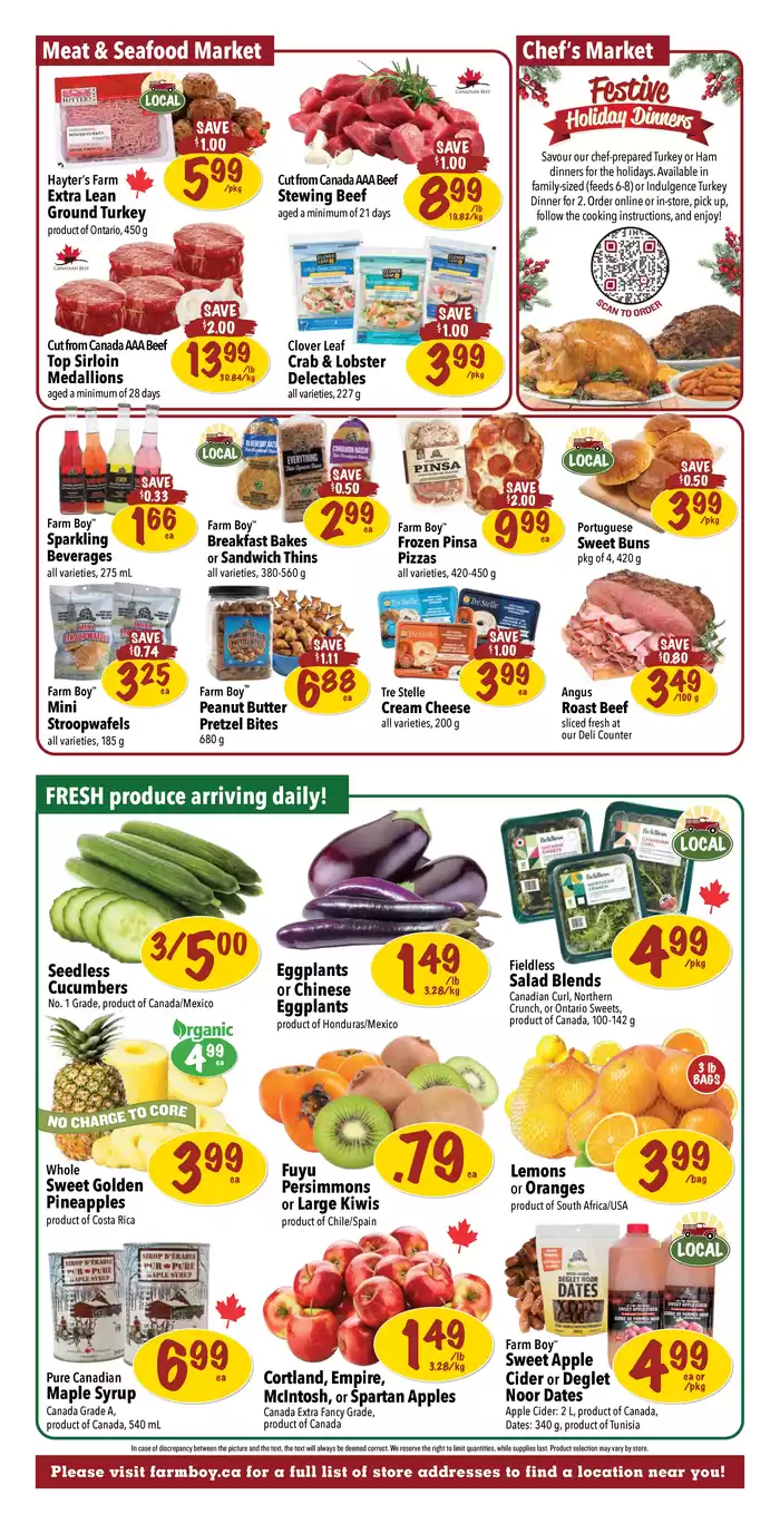 Farm Boy catalogue in London | Farm Boy weekly flyer | 2024-11-28 - 2024-12-12