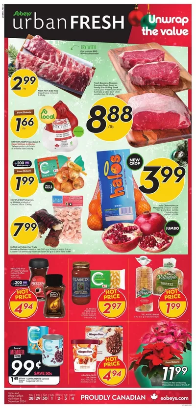 Sobeys catalogue in Winnipeg | Top offers for all bargain hunters | 2024-11-28 - 2024-12-04