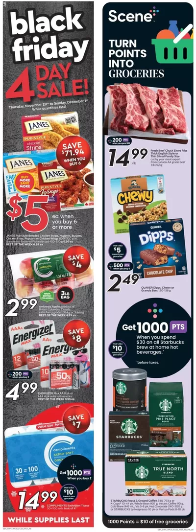 Grocery offers in Toronto | Attractive special offers for everyone in Sobeys | 2024-11-28 - 2024-12-04