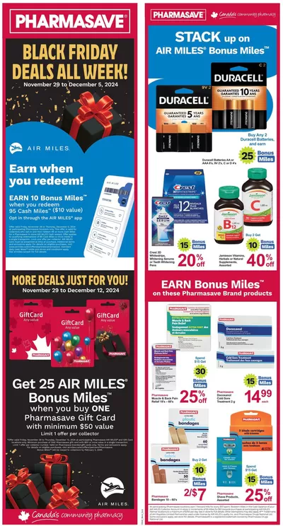 Pharmasave catalogue in Kamloops | Pharmasave weekly flyer | 2024-11-29 - 2024-12-12