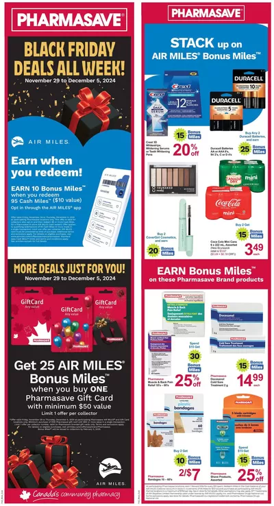 Pharmasave catalogue in Kamloops | Current bargains and offers | 2024-11-29 - 2024-12-05