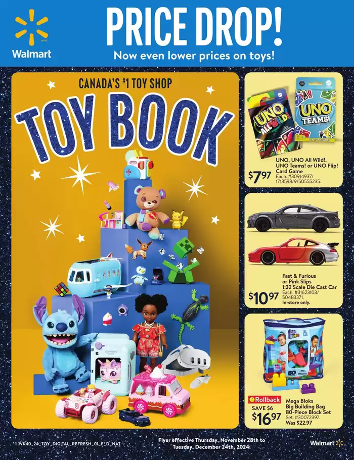 Walmart catalogue in Guelph | Great offer for bargain hunters | 2024-11-29 - 2024-12-13