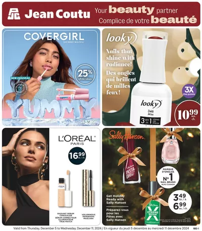 Pharmacy & Beauty offers in Quebec | Great offer for all customers in Jean Coutu | 2024-12-05 - 2024-12-11